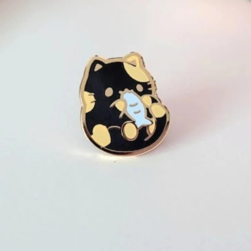 Cute Tiny Cat Enamel Pins
