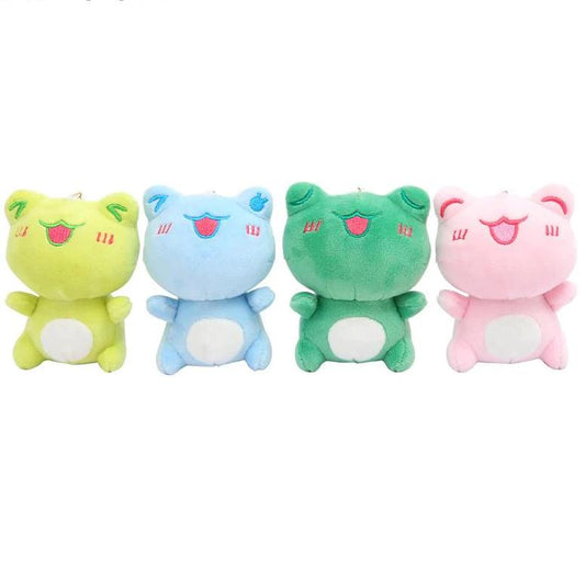 Colgantes de peluche de rana