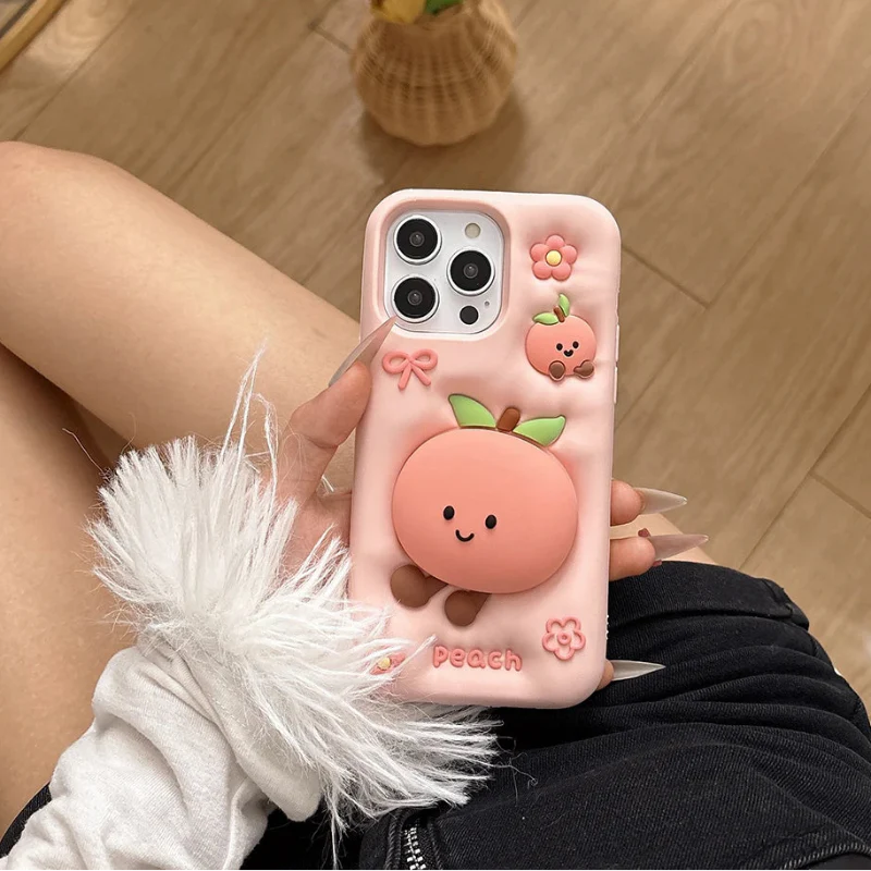 Kawaii Peach Phone Case