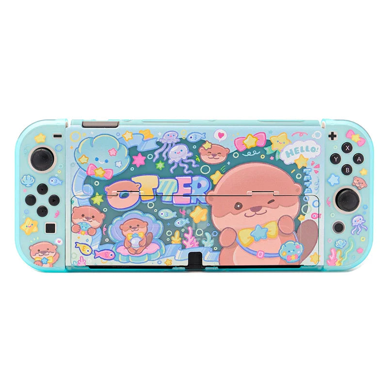 Étui Kawaii Otter pour Nintendo Switch