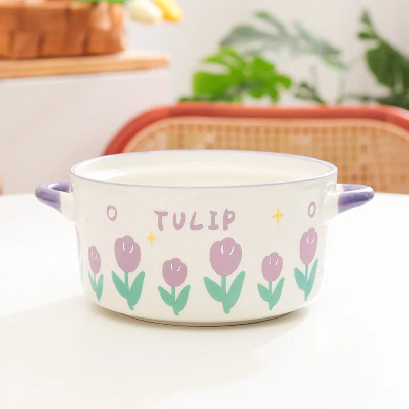 Bol de ramen fleur kawaii