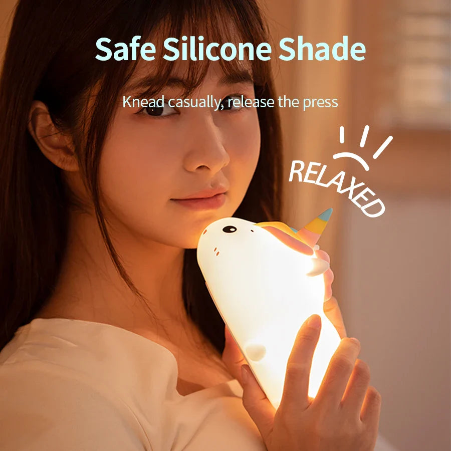 Veilleuse Licorne Kawaii