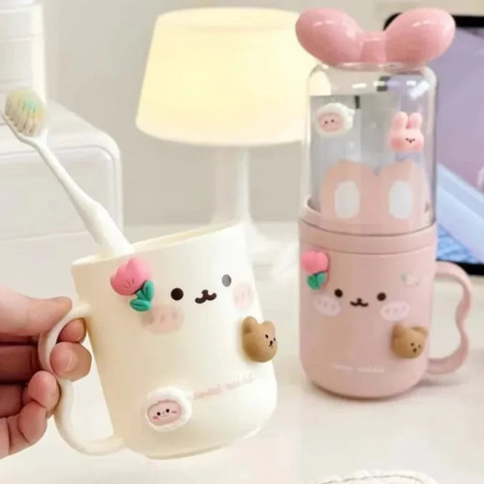 Récipient à brosse à dents Kawaii