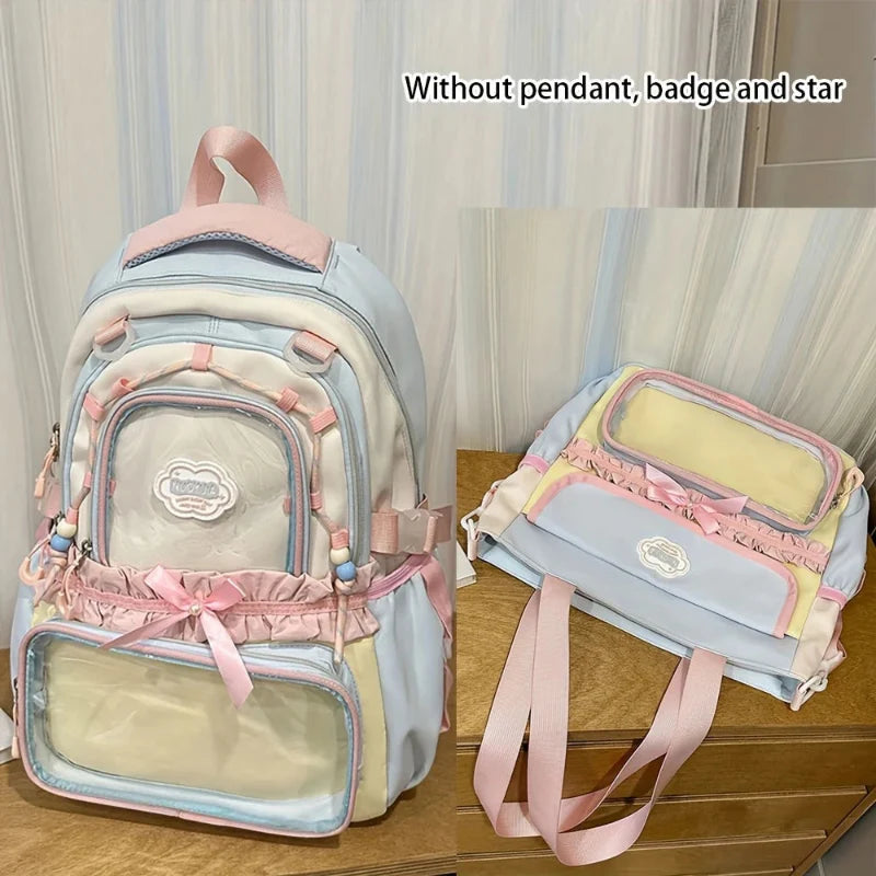 Kawaii Pastel Ita Backpack & Tote Set