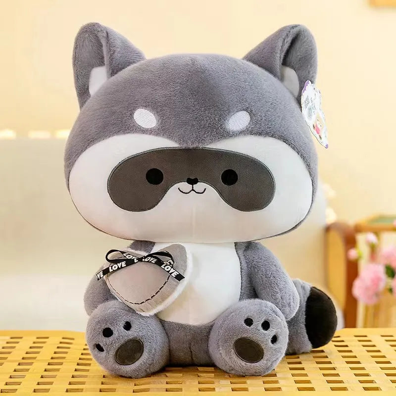 Lindos peluches de mapache