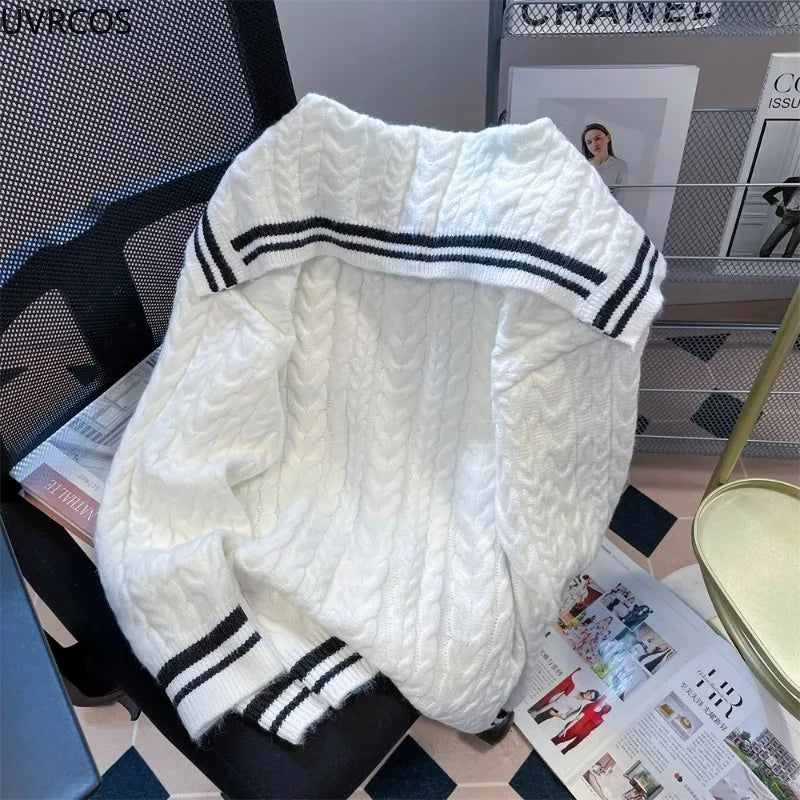 Kawaii Sailor Knit Sweater