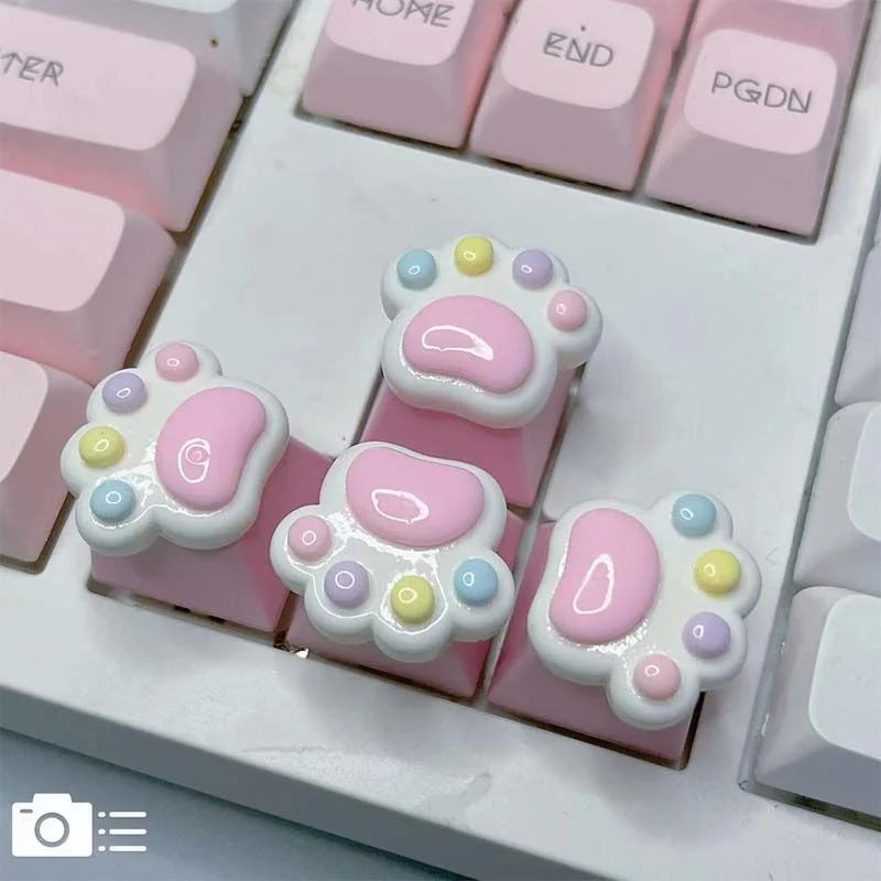 Touches Rainbow Beans Cat Paw