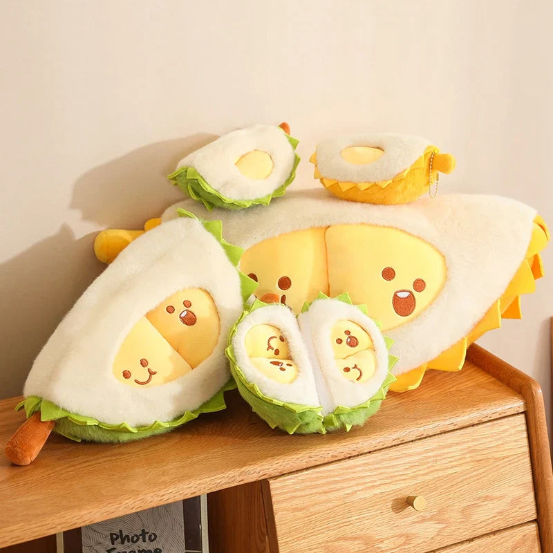 Peluche de durian kawaii