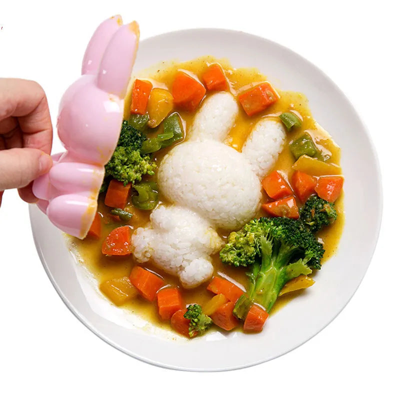 Molde de arroz bento con forma de conejito