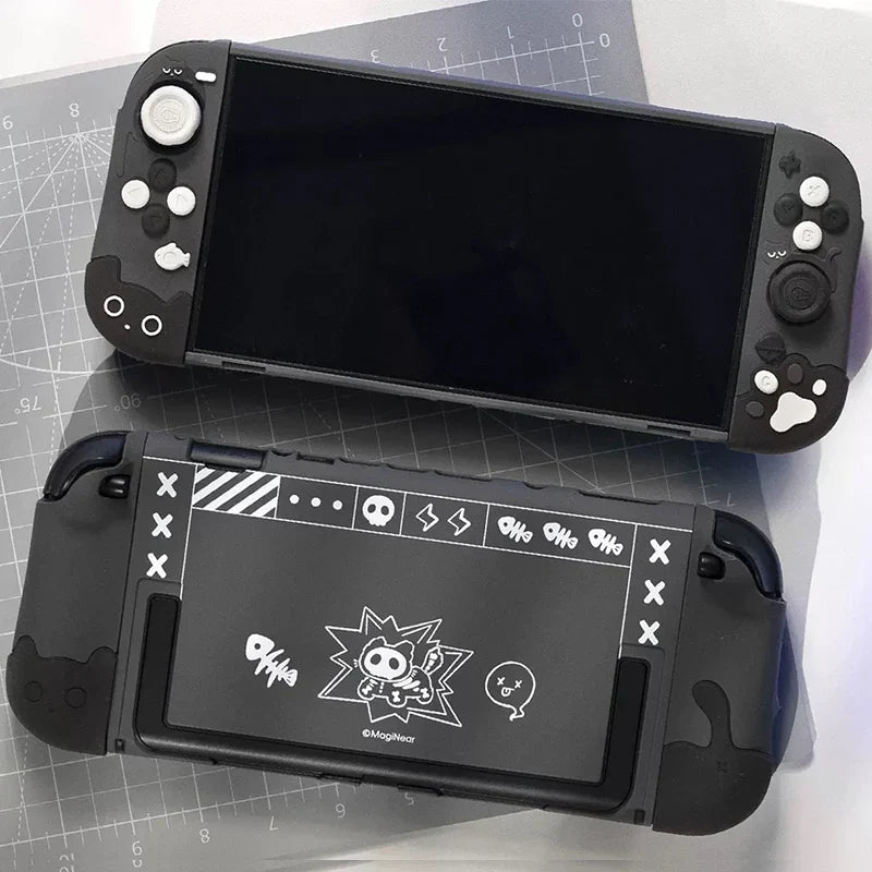 Cute Kitty Kats Many Adventures Nintendo Switch Case NS2/OLED