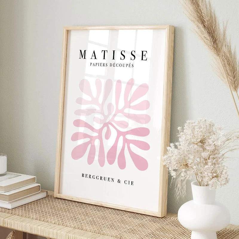 Kawaii Pastel Pink Prints Unframed 1-6PCS