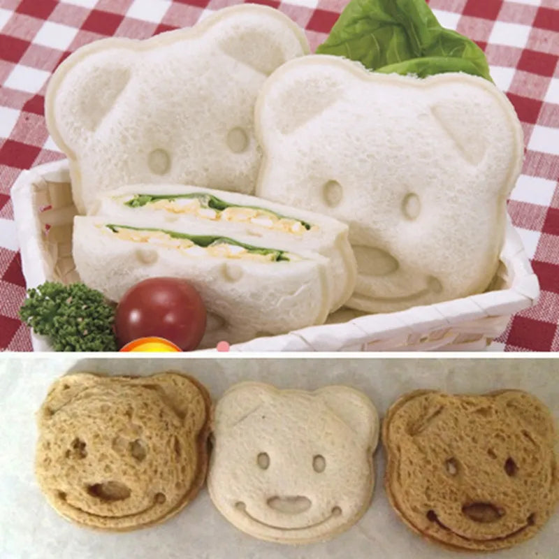 Molde para sándwich de osito de peluche