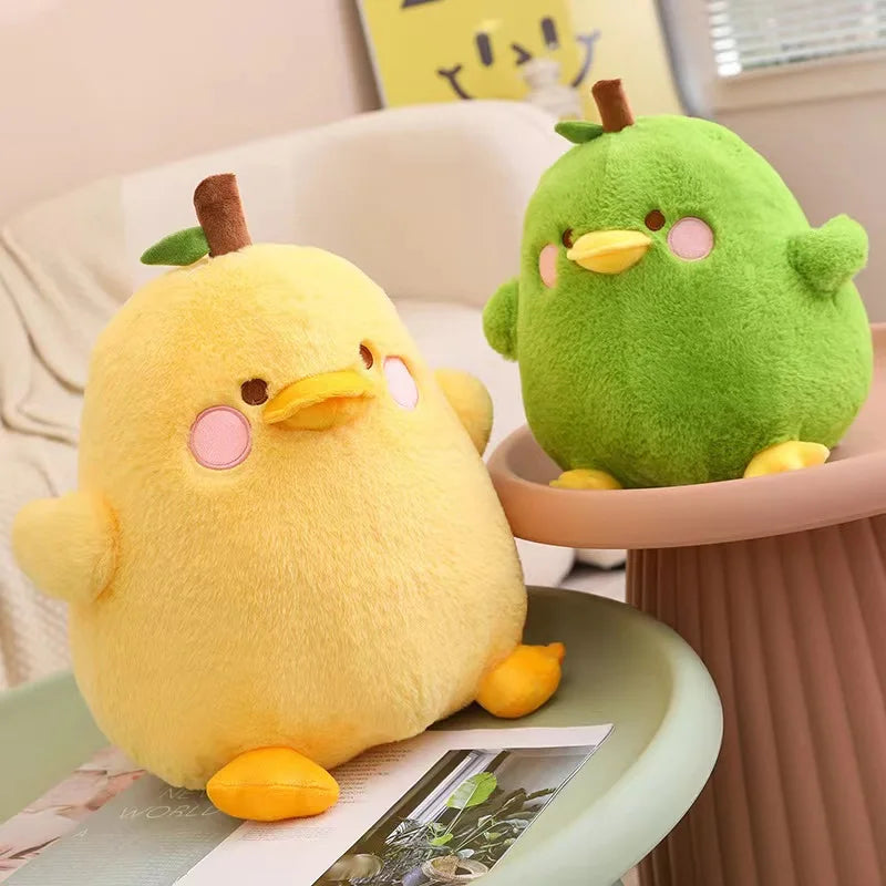 Peluche mignonne en forme de poire canard