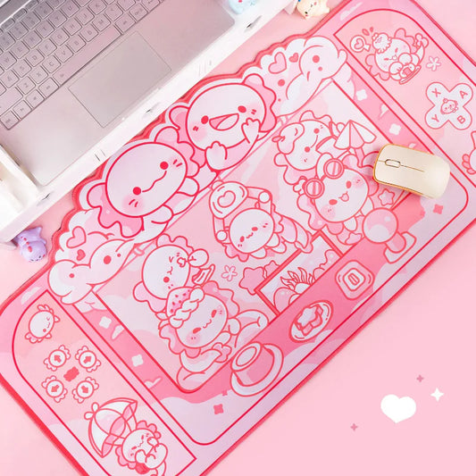 Tapis de souris Kawaii Axolotl