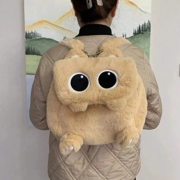 Sacs à dos en peluche chat kawaii