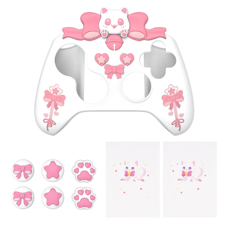 Housse de protection pour manette Xbox PlayVital Kawaii Cat