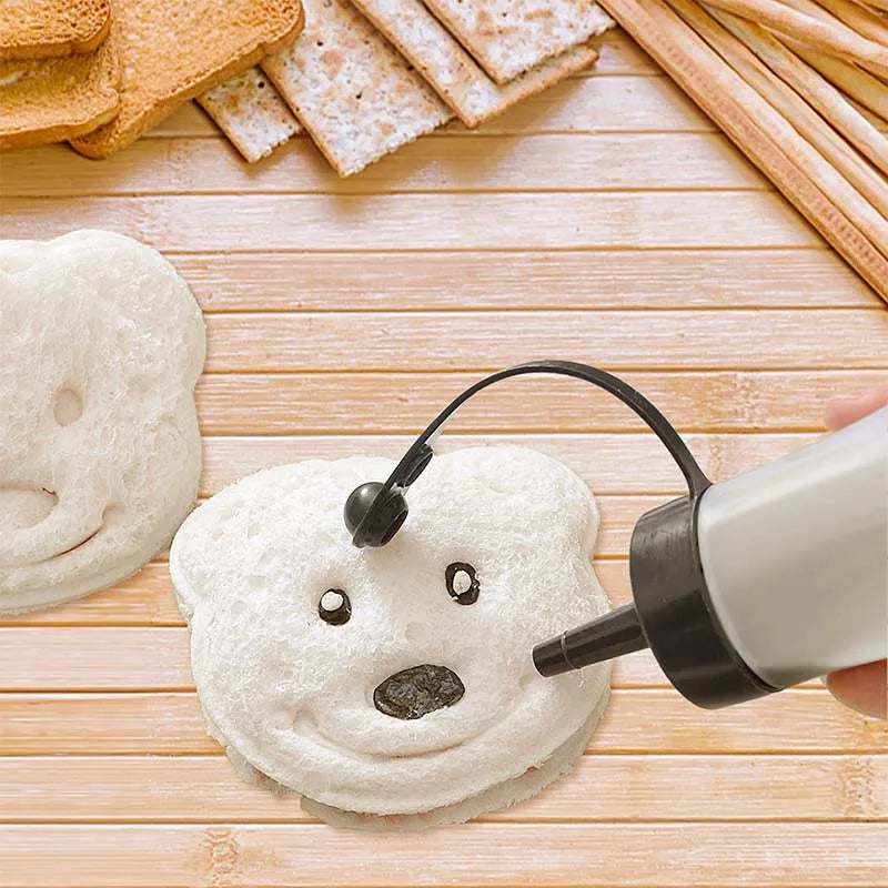 Molde para sándwich de osito de peluche