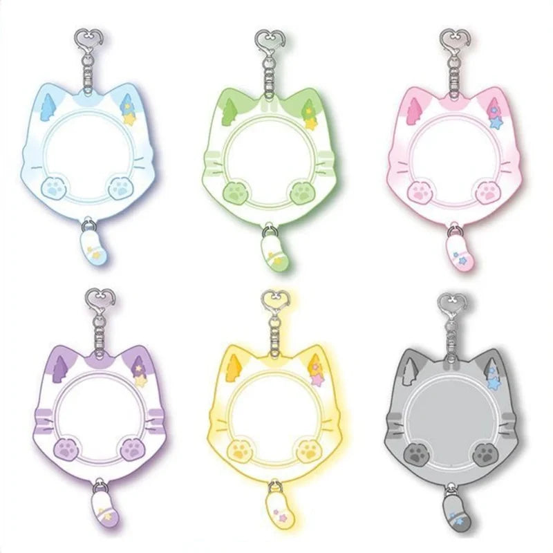 Kawaii Pastel Neko Badge Holder