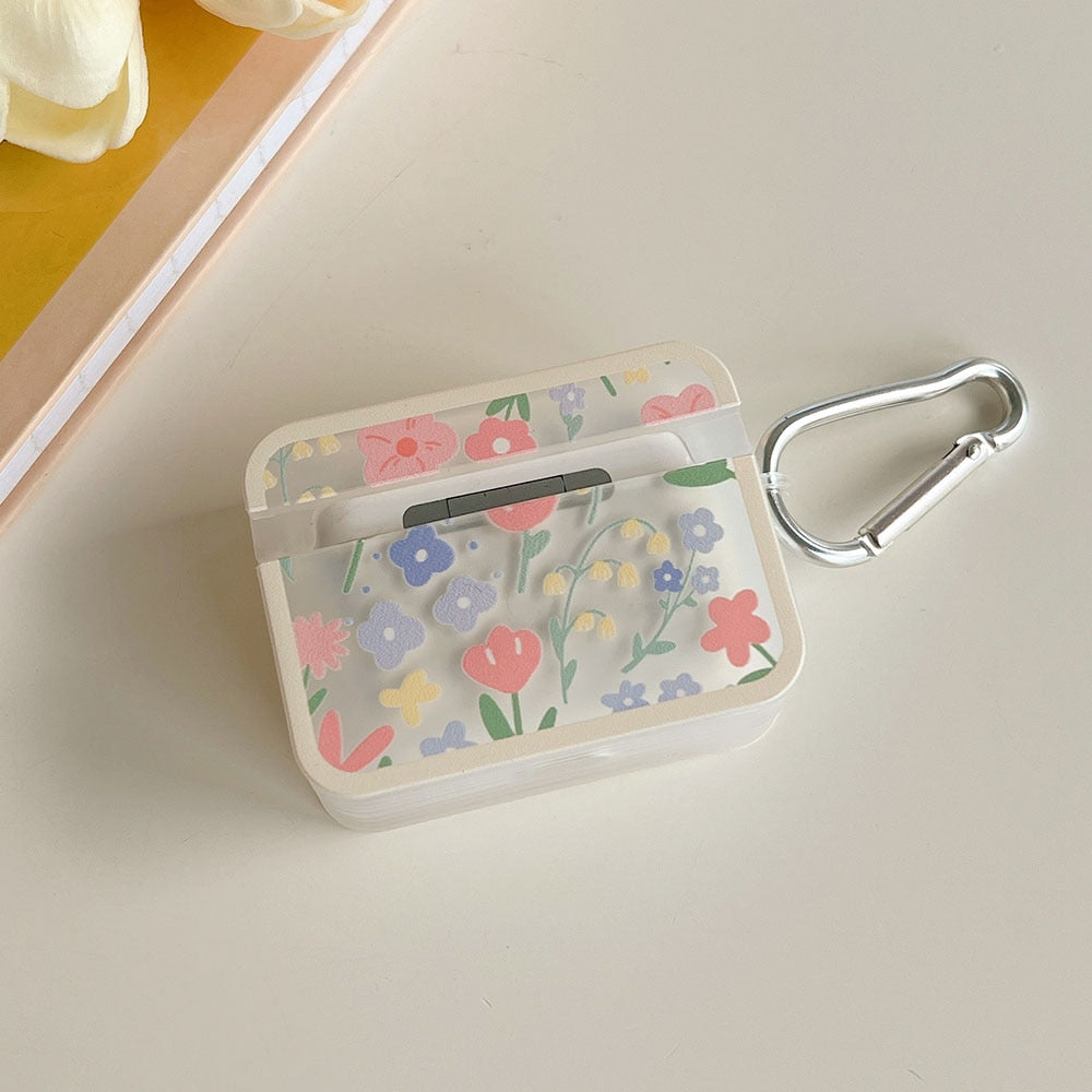 Étui AirPods à fleurs pastel