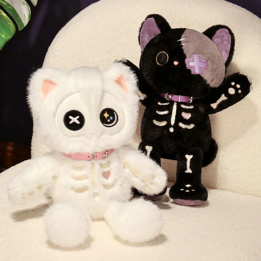 Peluches chat squelette