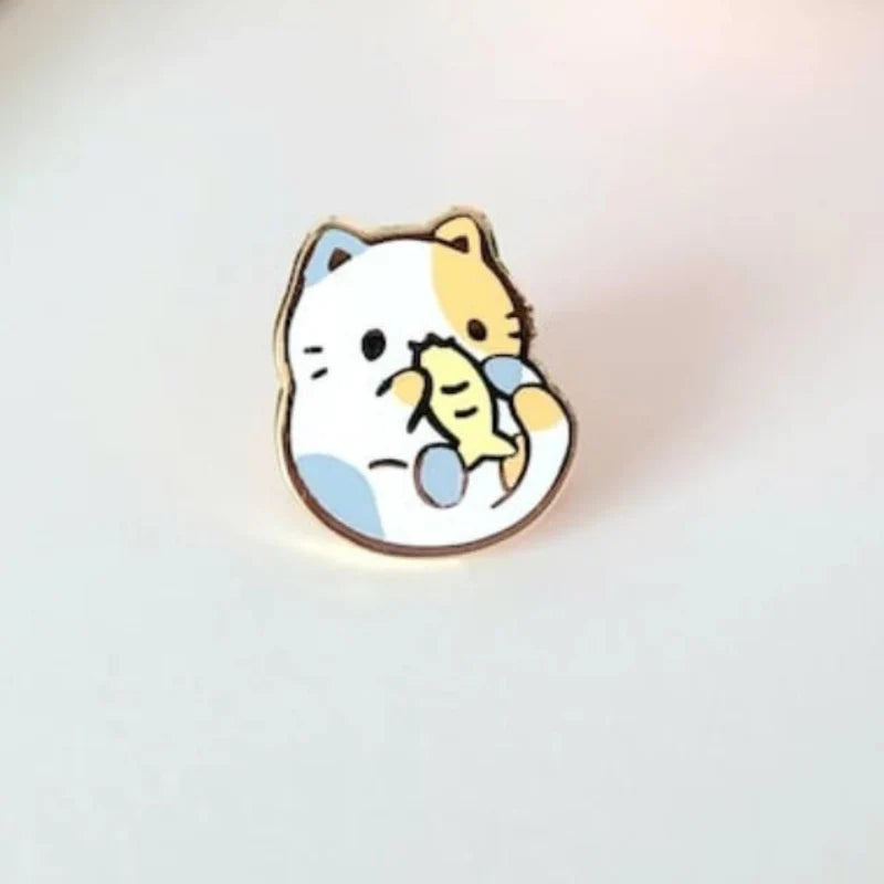 Cute Tiny Cat Enamel Pins