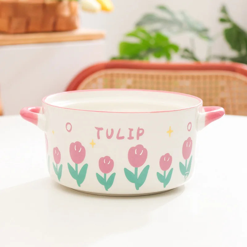 Bol de ramen fleur kawaii
