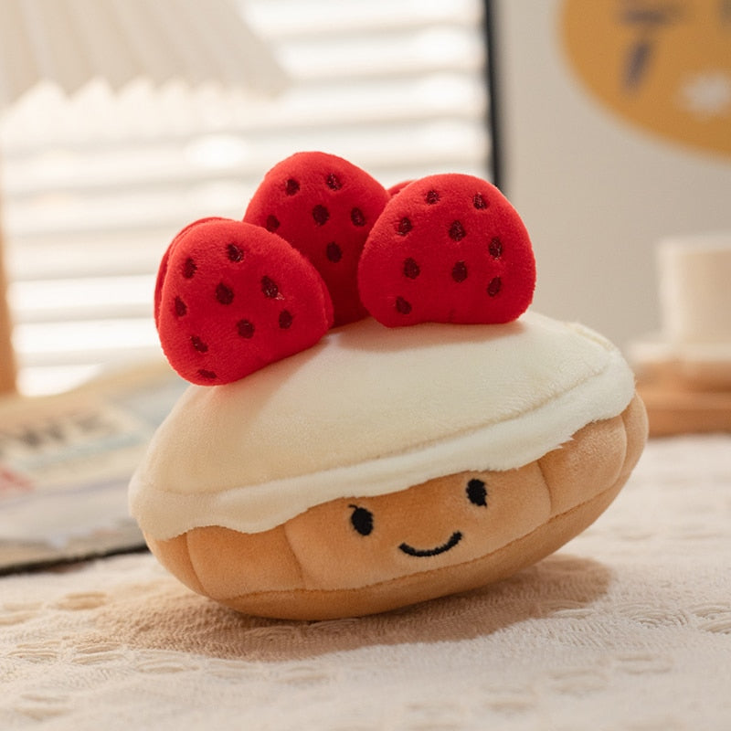Peluches Gâteau aux Fraises
