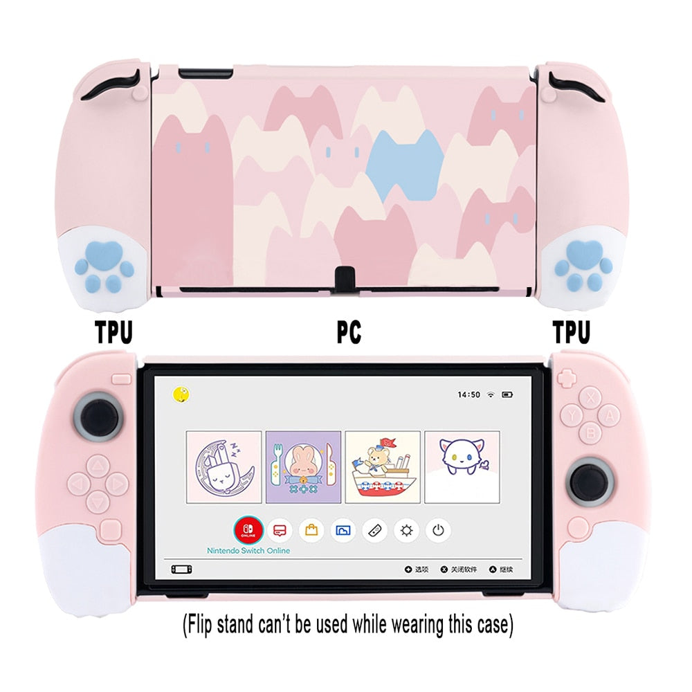 Étui Nintendo Switch Patte de chat