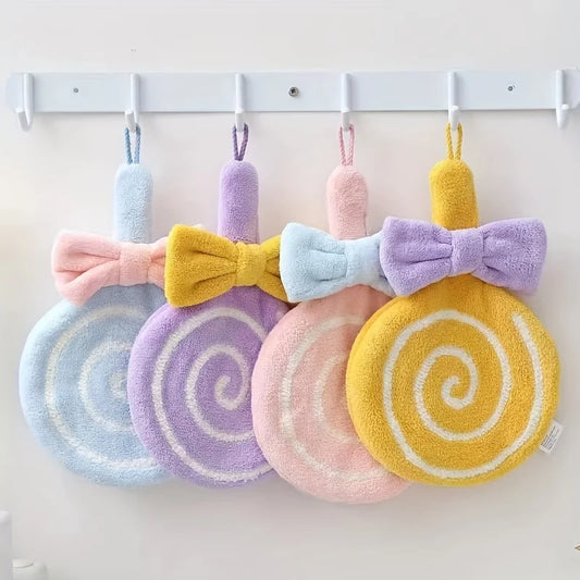 Serviettes à main mignonnes en forme de sucette