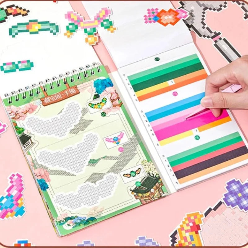 ZIYI Dress Up Pixel Art Stickers