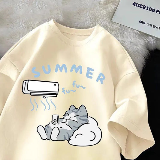 Kawaii Cool Cutie Cat T Shirt