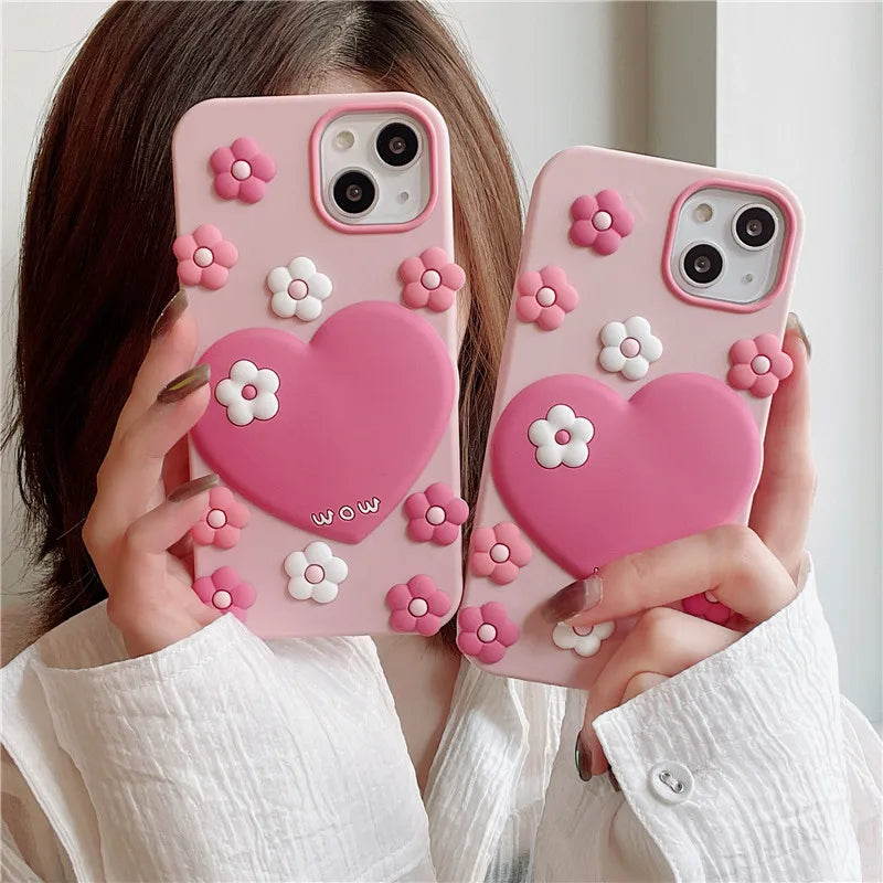 Coque iPhone Sakura Heart