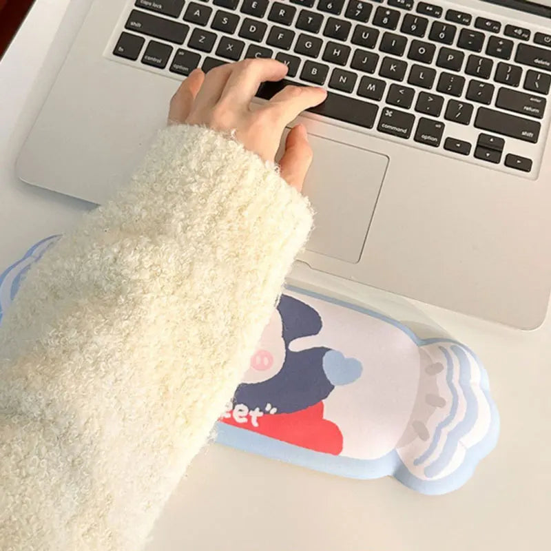 Tapis de souris et repose-poignet Sweet Bunny