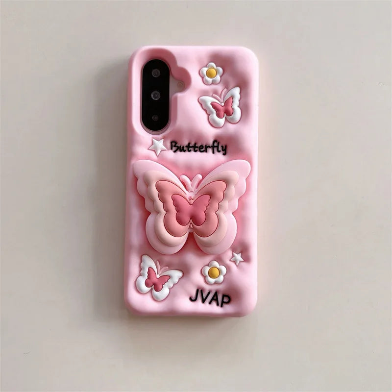 Coque de téléphone Samsung Papillon Kawaii