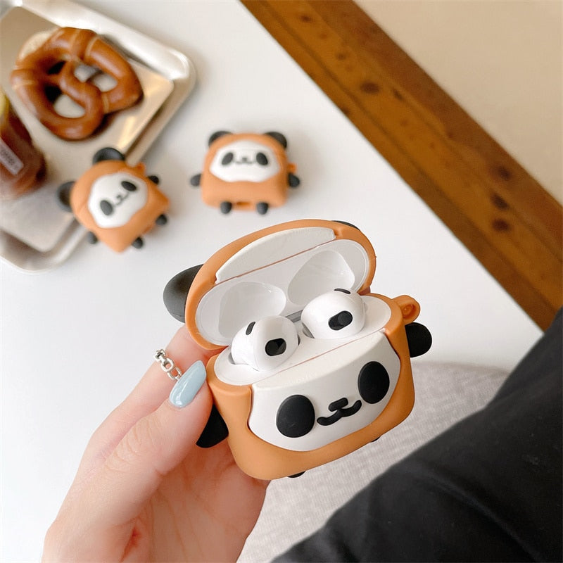 Étui pour AirPods Panda Bread