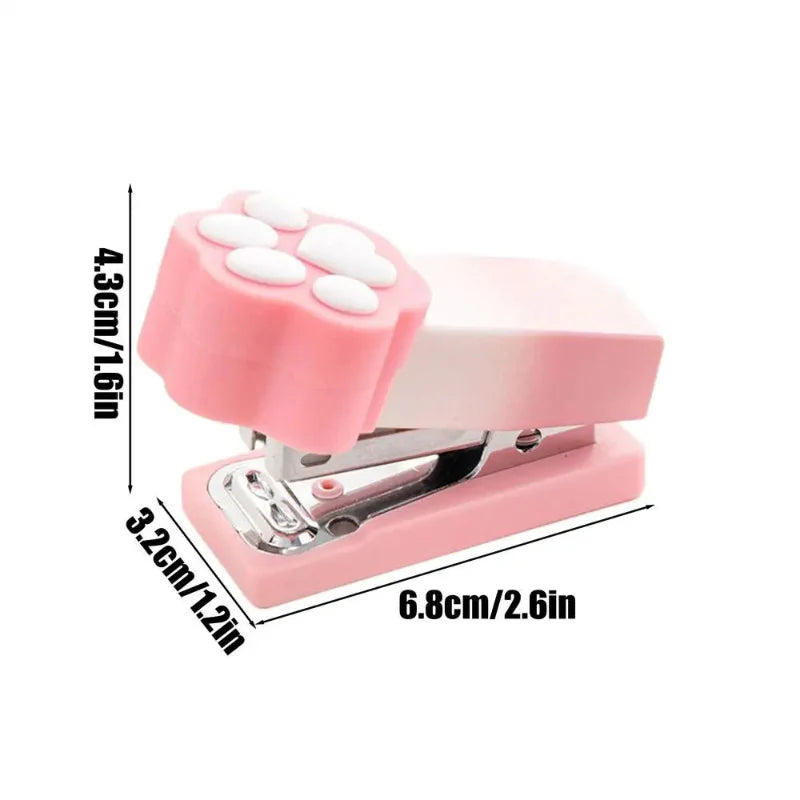Agrafeuse Patte de Chat Kawaii Pastel
