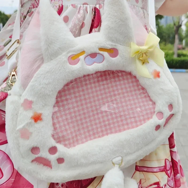 Harajuku Cat Plush Ita Bag