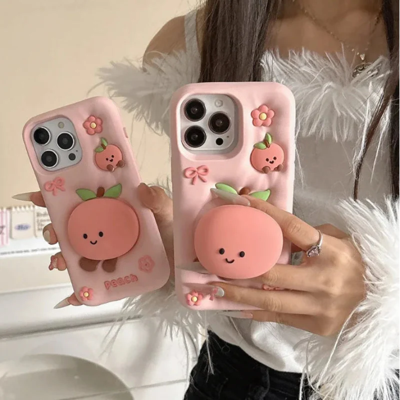 Kawaii Peach Phone Case