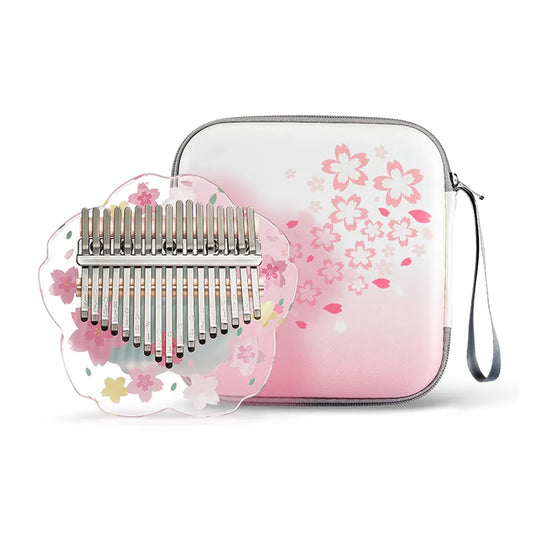 Kalimba transparent en forme de Sakura