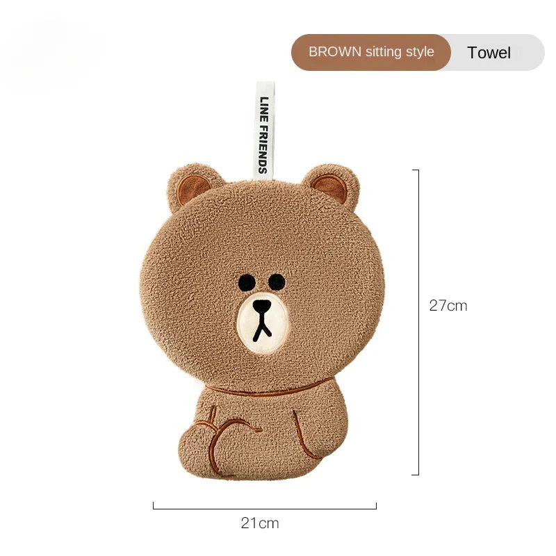 Toallas de mano con forma de osito de peluche