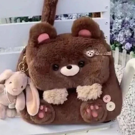 Sac en peluche ours en peluche