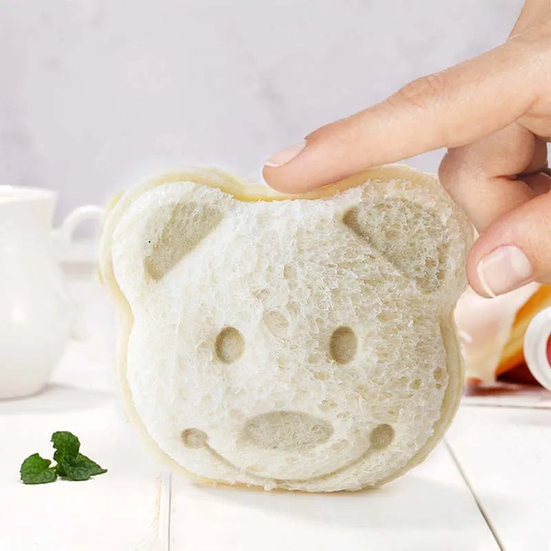 Molde para sándwich de osito de peluche
