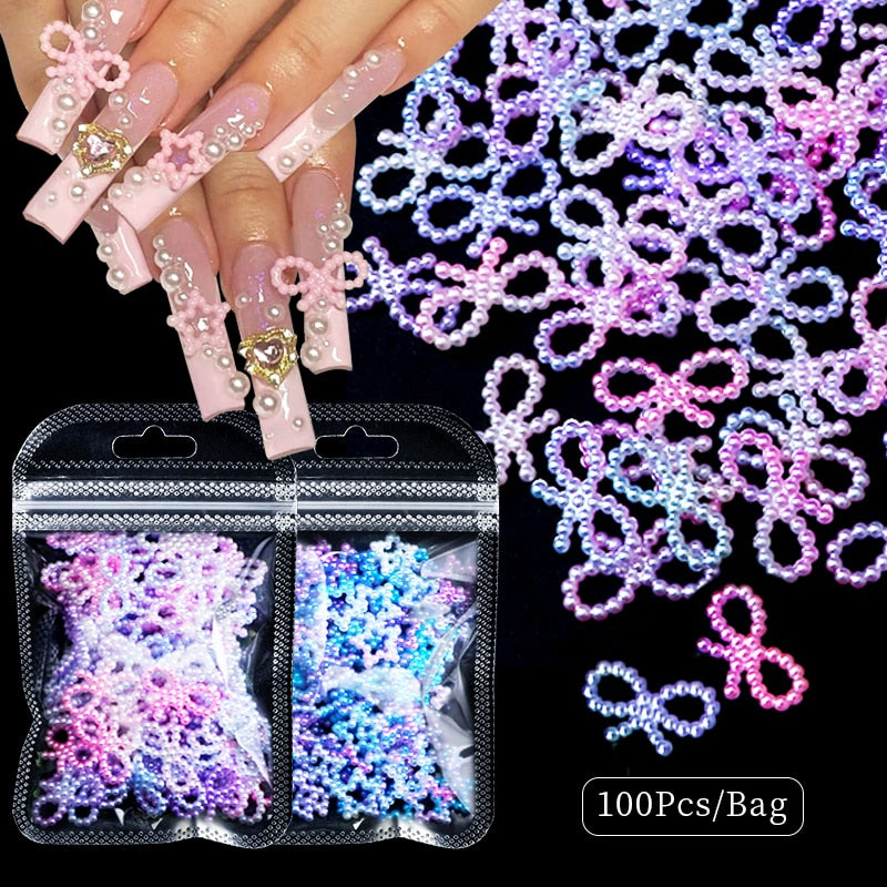 Breloques pour ongles en perles