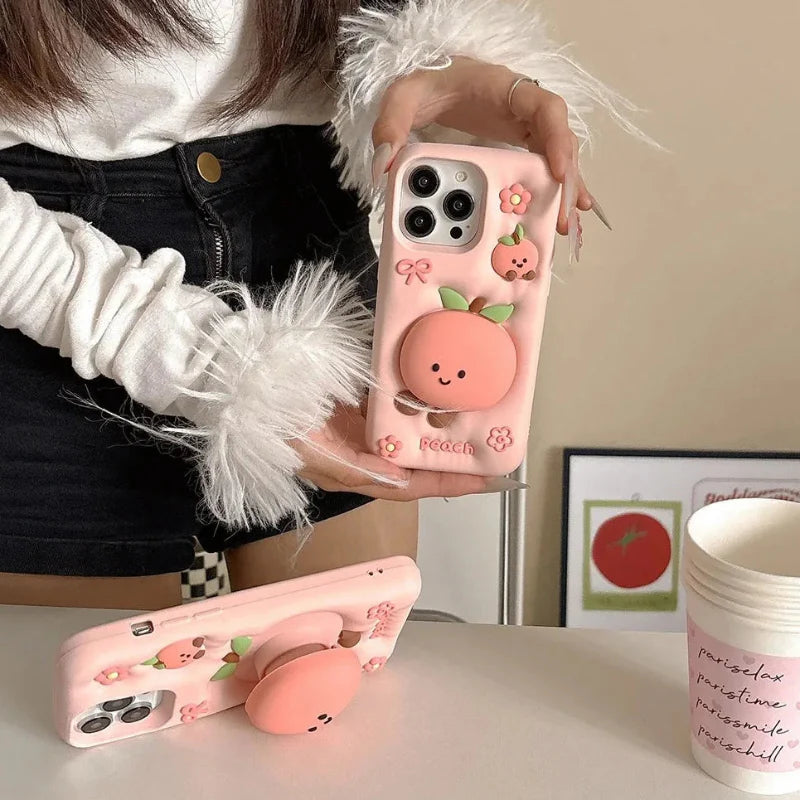 Kawaii Peach Phone Case