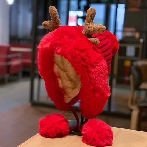 Bonnet d'hiver renne