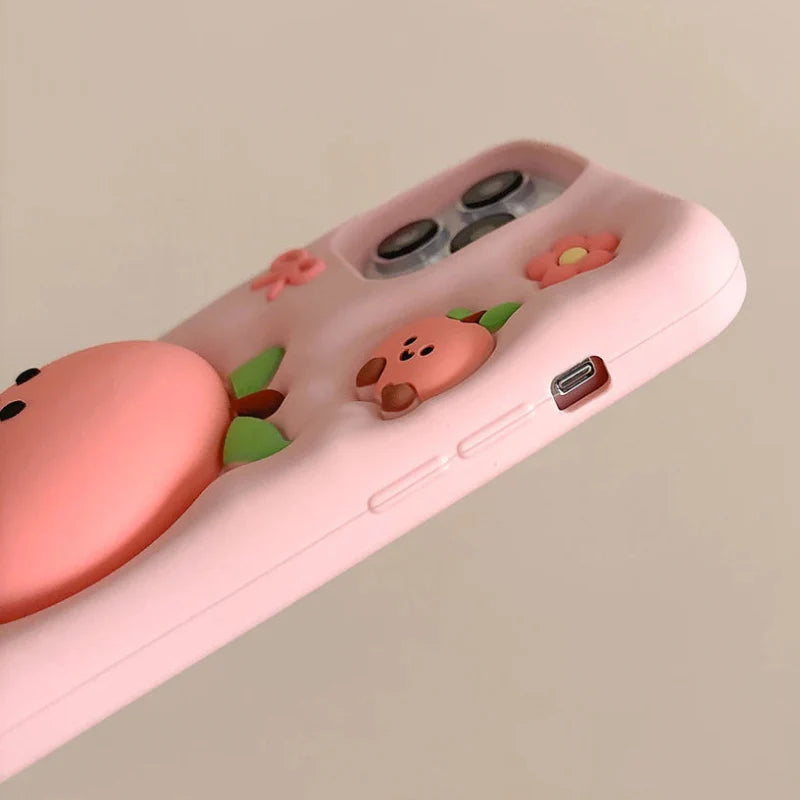 Kawaii Peach Phone Case