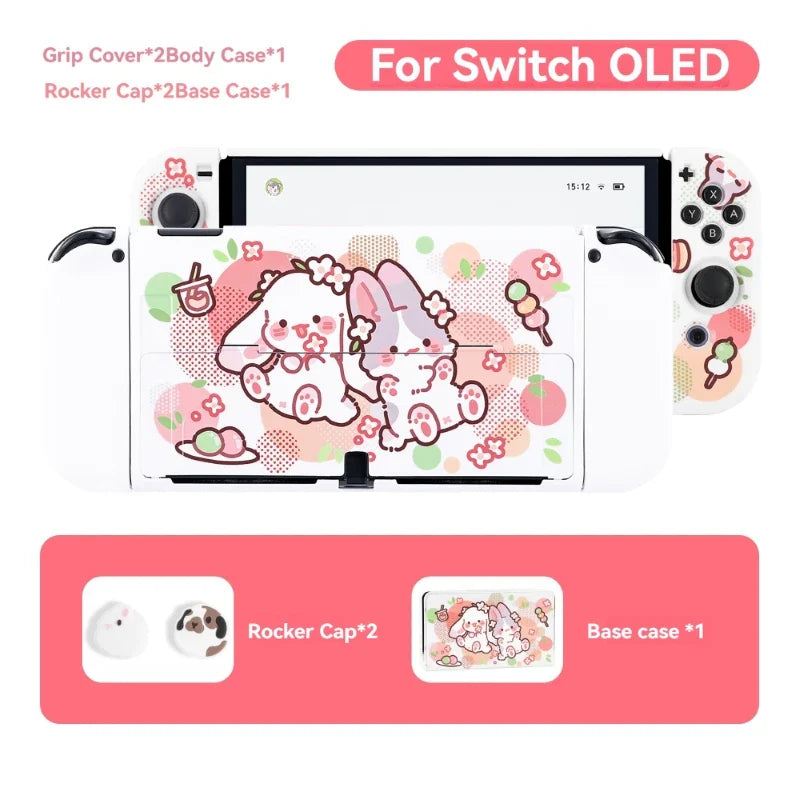 Étui Nintendo Switch Kawaii Sweet Bunnies