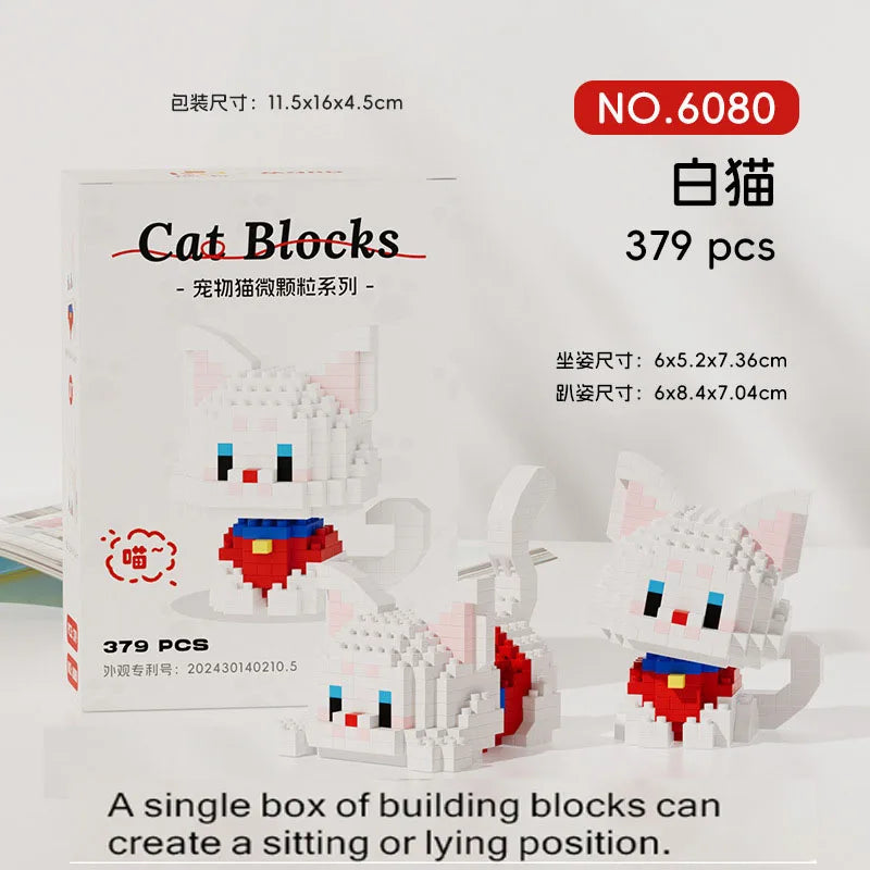 Cute Cats Building Block Toys
