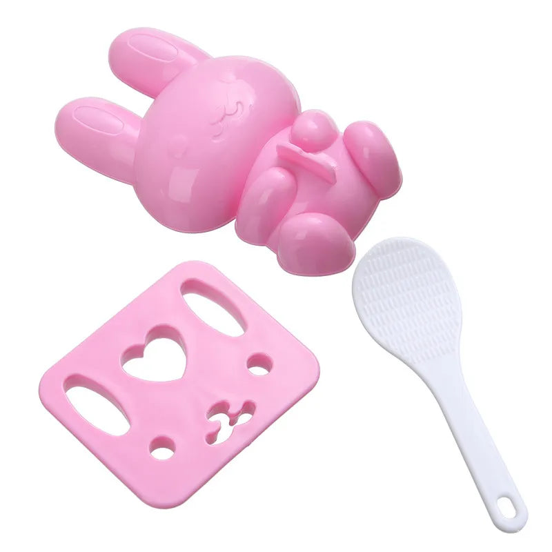 Molde de arroz bento con forma de conejito