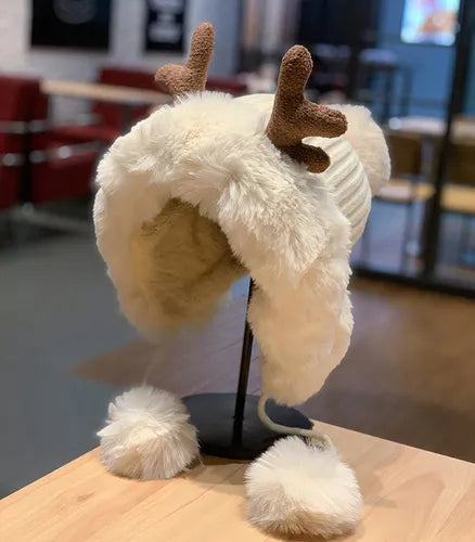 Bonnet d'hiver renne